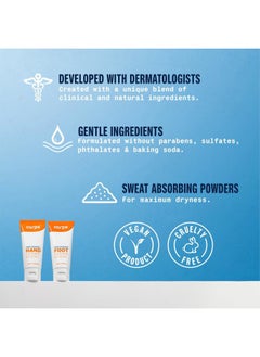 Carpe Sweat Absorbing Hand & Foot Lotion Bundle, Stop Sweaty Hands and Sweaty,Smelly Feet, Dermatologist Recommended  - Image 2