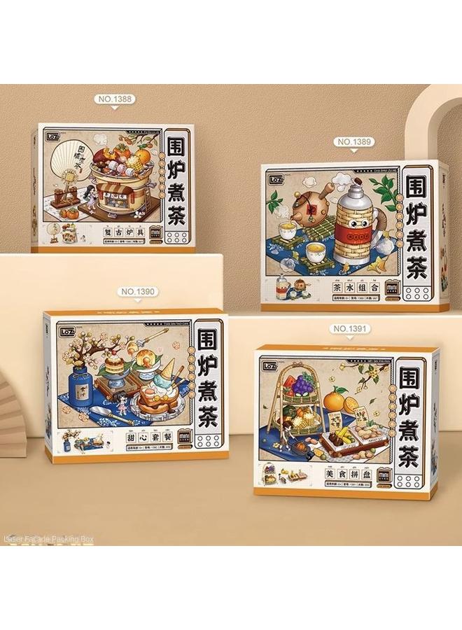 Bluejw LOZ Li Zhi Oven Tea Series Small Particles Hand Assembled Diy Ornaments Model For Birthday Gifts For Men And Women - Image 5