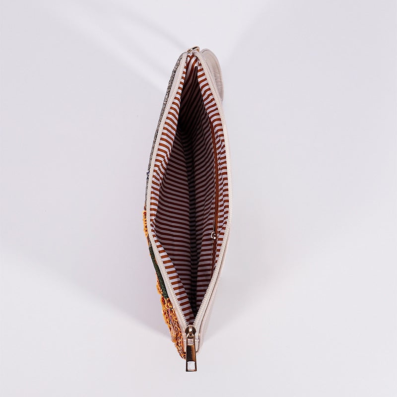 High-End Sequin Woven Evening Bag, New Embroidered Clutch Bag, Women'S Bag, Niche Straw Bag, Fashionable Women'S Envelope Bag - Image 5
