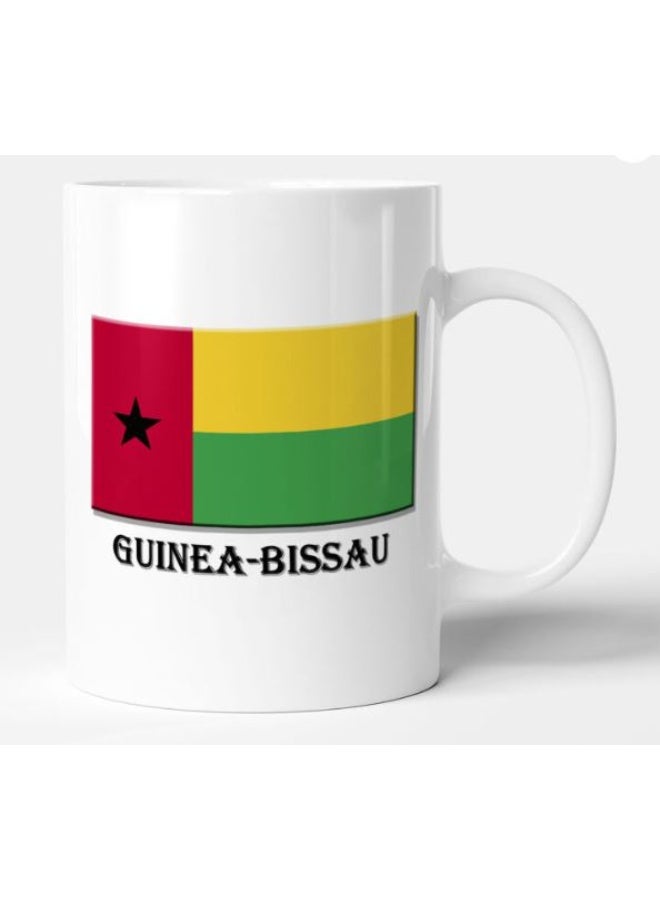 RYN Guinea Flag Printed Ceramic Mug - Image 1