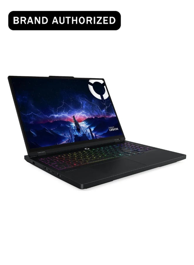 Legion Pro 5 16IAX10H AI-Powered Gaming Laptop, Intel Core Ultra 9 275HX Processor, 32GB RAM, 1TB SSD, 12GB Nvidia RTX 5070 Ti Graphics, 16" WQXGA OLED 165Hz Display, DOS, 24-Zone RGB Backlit , 1 Year Warranty | 83LU000SAX English/Arabic Keyboard English/Arabic black