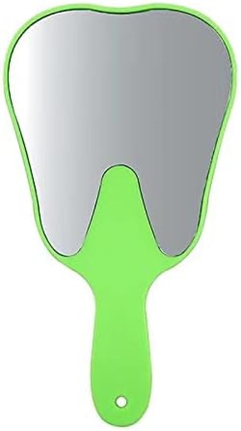 Tooth Shaped Mirror: Multicolor Handheld Mirror - Compact Cosmetic Mirror for Dentists, Beauty Enthusiasts - Image 5