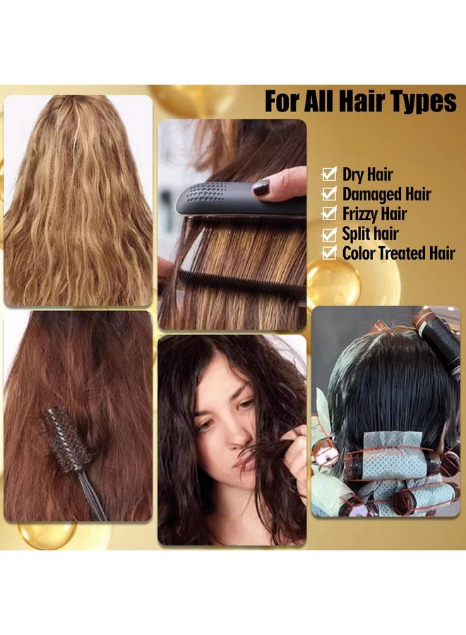 Layhomo Keratin Hair Treatment Serum,60 Capsules Hair Treatment Oil For Dry Damaged Hair,Hair Oil With Keratin,Argan Oil-Leave-In Anti Frizz Conditioner With Vitamins A, C, E & B5- No Rinse For All Hair Types - Image 2