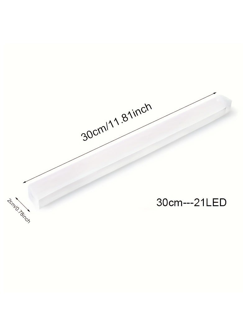 ضوء خزانة مستشعر الحركة مع شريط مغناطيسي، مصباح LED يعمل عبر USB تحت الخزانة، شريط إضاءة ليلي يمكن تثبيته في أي مكان لخزانة الملابس، والخزانة، والمطبخ، والممرات والسلالم (ضوء دافئ) - Image 4