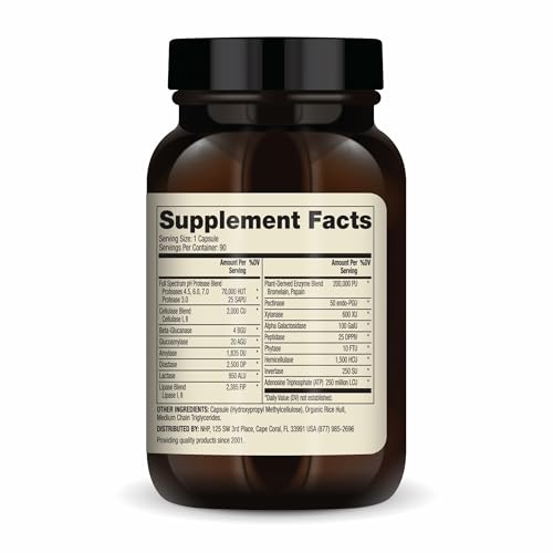 Dr. Mercola Dr Mercola Full Spectrum Enzymes 22 Different Enzymes Supports Digestive Immune Health Helps Digest Carbohydrates Fats Proteins NonGMO GlutenFree SoyFree 90 Capsules - Image 3