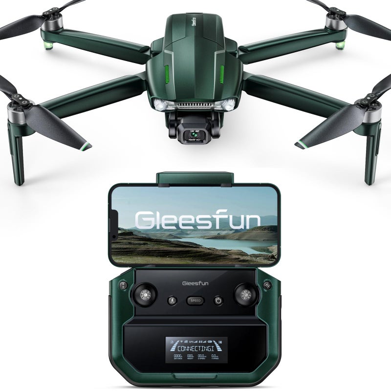 Gleesfun G11PRO 6K Drone with Camera for Adults 4K30fps Video 3Axis Brushless Gimbal 70mins Flight Time with 2 Batteries 10000ft Long Range FAA compliance Professional Drone with Auto Return - Image 2