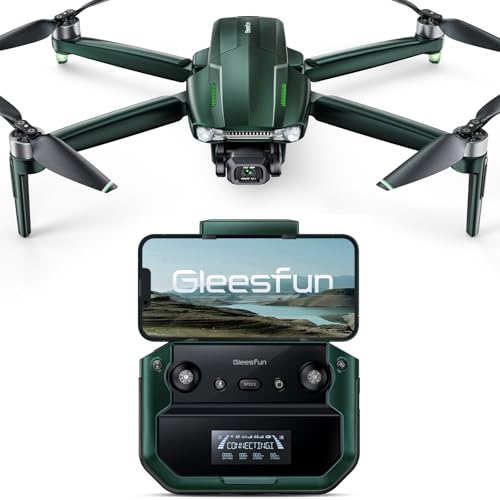Gleesfun G11PRO 6K Drone with Camera for Adults 4K30fps Video 3Axis Brushless Gimbal 70mins Flight Time with 2 Batteries 10000ft Long Range FAA compliance Professional Drone with Auto Return - Image 1