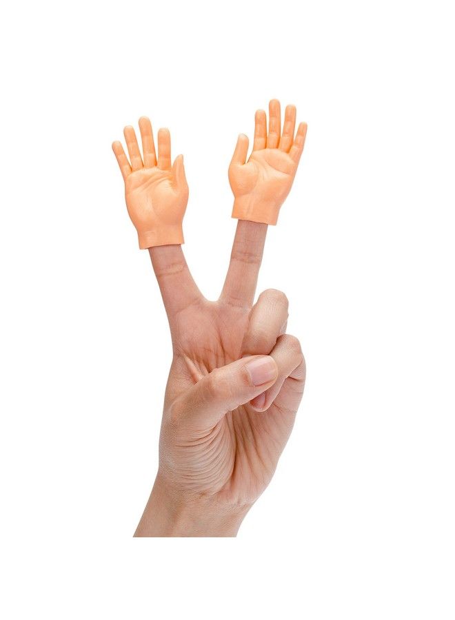 Finger Hands (10 Pack W/Gift Box) Premium Rubber Little Tiny Finger Hands Fun And Realistic Design Ideal For Puppet Show, Gag Present, Fun For All Kids!  - Image 5