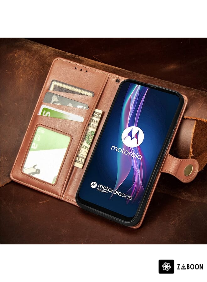 زبون جراب هاتف لموتورولا وان بني - Image 4