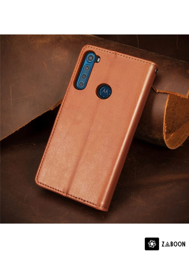 زبون جراب هاتف لموتورولا وان بني - Image 3