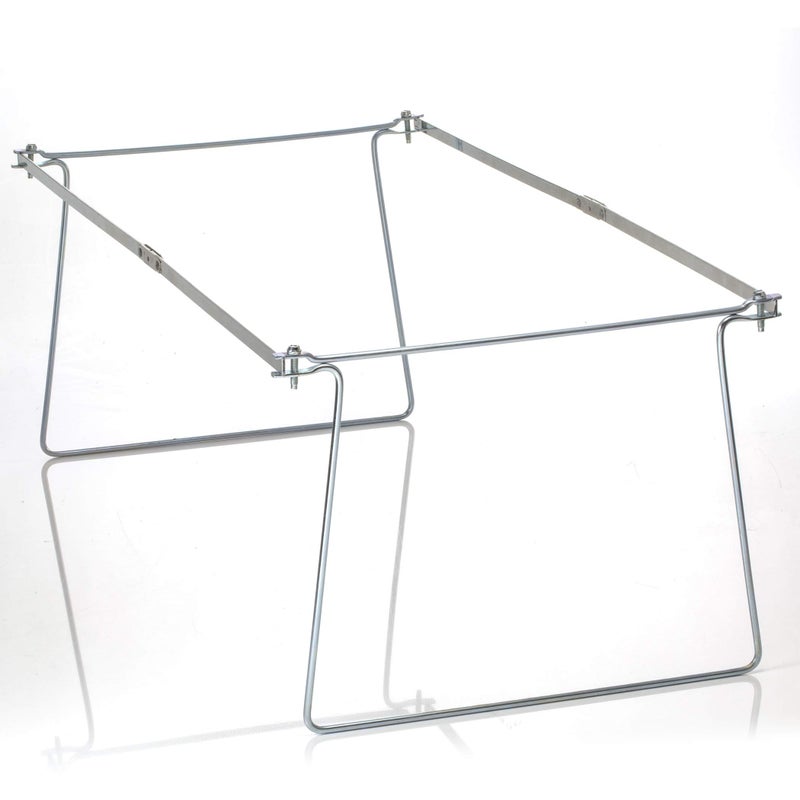 Officemate Hanging File Frame, Letter Size (Fits 24â€³â€“27â€³), Adjustable Heavy-Duty Steel File Drawer Organizer for Desks, Cabinets & Shelves, Set of 2 (91999) - Image 2