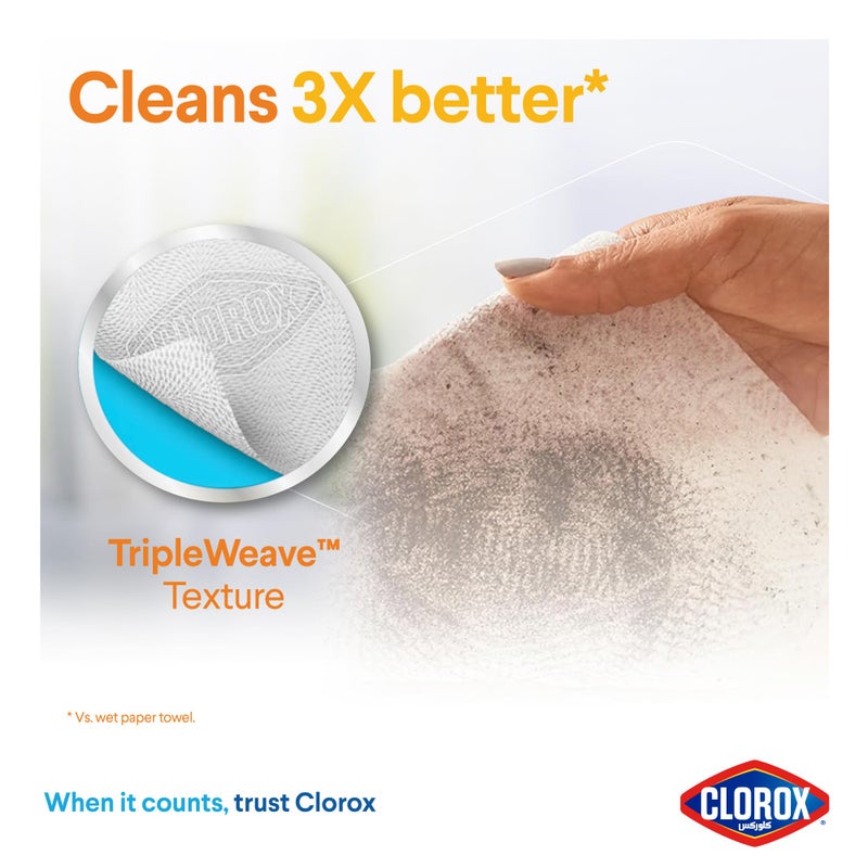 Clorox Disinfecting Wipes ea, White, Citrus Blend, 35 Count, 9.1 Ounce (Pack of 1), (01594) - Image 3