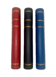 Evolve EVOLVE Certificate Tube Holder | Premium Artificial Leather with Velvet Inner Lining and Gold Accents  - Image 5