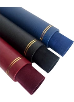 Evolve EVOLVE Certificate Tube Holder | Premium Artificial Leather with Velvet Inner Lining and Gold Accents  - Image 2