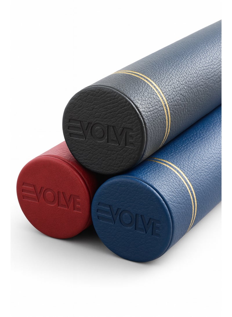 Evolve حامل أنبوب شهادة EVOLVE | جلد صناعي فاخر مع بطانة داخلية من المخمل وتفاصيل ذهبية - Image 3