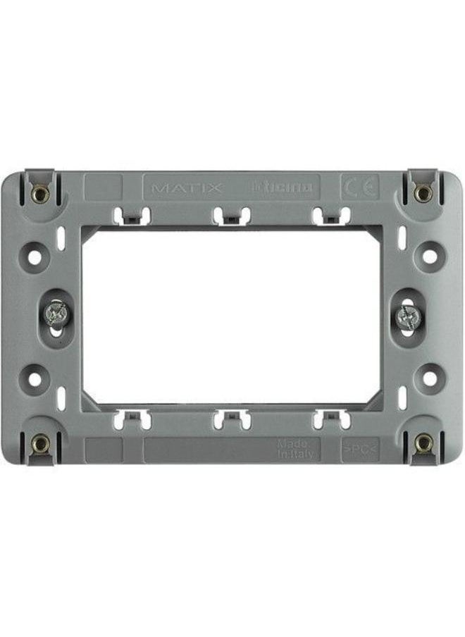 ماركة غير محددة شاسية وش كهرباء 3 فتحة AE4703 Matix EDGE بتشينو سيلفر 
