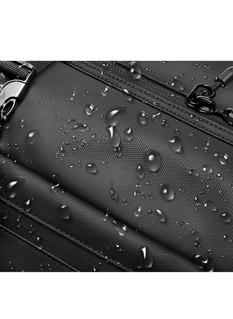 Skycare - Skycare Business Travel Waterproof Backpack, Multi-functional Large Capacity Expandable Computer Bag for Handheld or Shoulder Carry - Image 1
