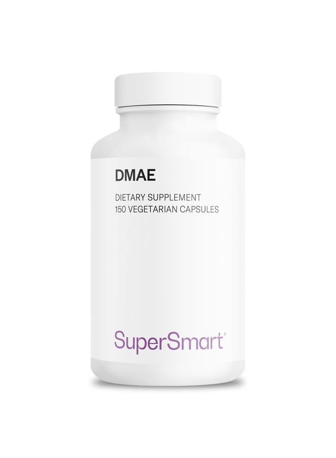 SuperSmart DMAE 390 mg Per Serving - Neuro Nutrition Boost - Supports Healthy Brain and Nervous System Function | Non- GMO - 150 Vegetarian Capsules. - Image 1