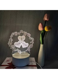 Huitich White LED I Love You Lamp Romantic Illumination - Top Trending Gift  - Image 5