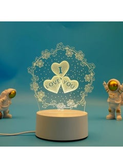 Huitich White LED I Love You Lamp Romantic Illumination - Top Trending Gift  - Image 3