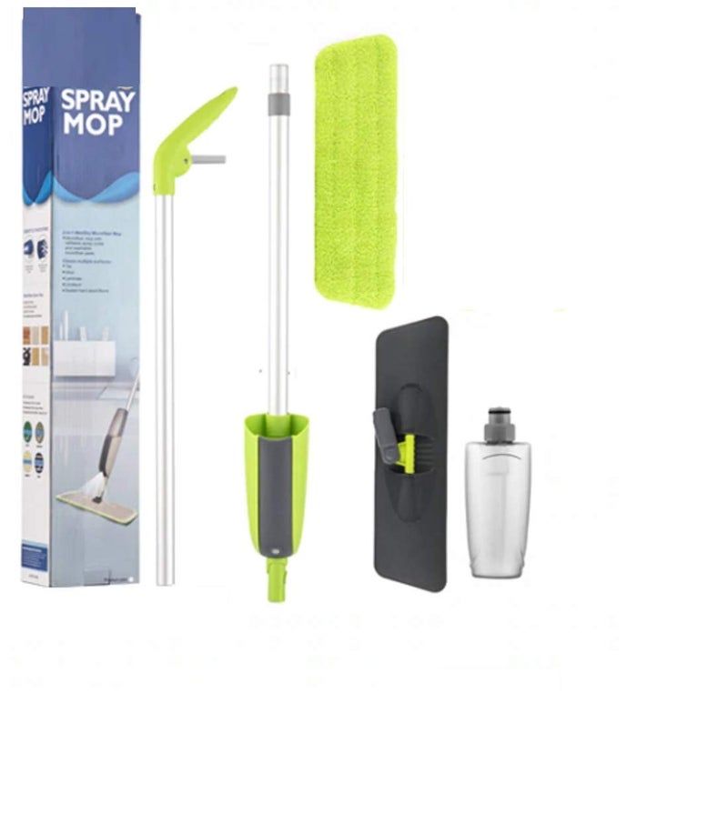 Winberg ® Spray Mop Microfiber Floor Cleaning Mop Removable Washable Cleaning Pad with Fixed Smaitizer detergen bottel (Random Colour) spraymop001 - Image 2