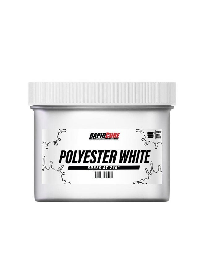 Screen Print Direct Rapid Cure® Printing Ink Polyester White (Quart - 32oz.) - Plastisol Ink for Printing, Printing for Fabric - Tshirt Ink , White Ink for Silk s - Image 1