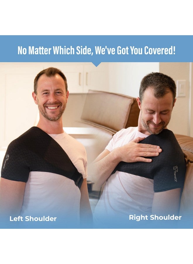 TheraICE TheraICE Shoulder Ice Pack Wrap/Reusable Ice Pack for Rotator Cuff & Shoulder Pain Relief Cold Therapy Compression/FocusZone Technology with Extra Cooling Support for Targeted Pain Relief - Image 4
