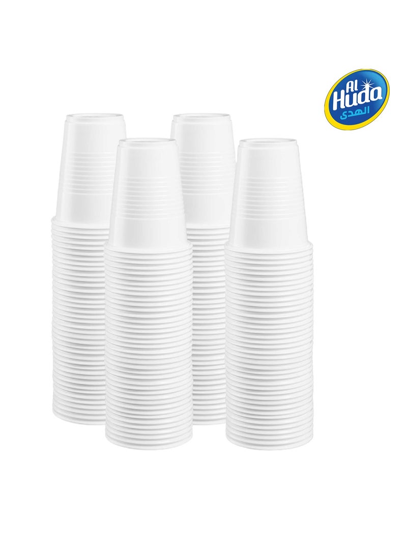 Al Huda A set of disposable plastic cups of 200 pieces  - Image 1