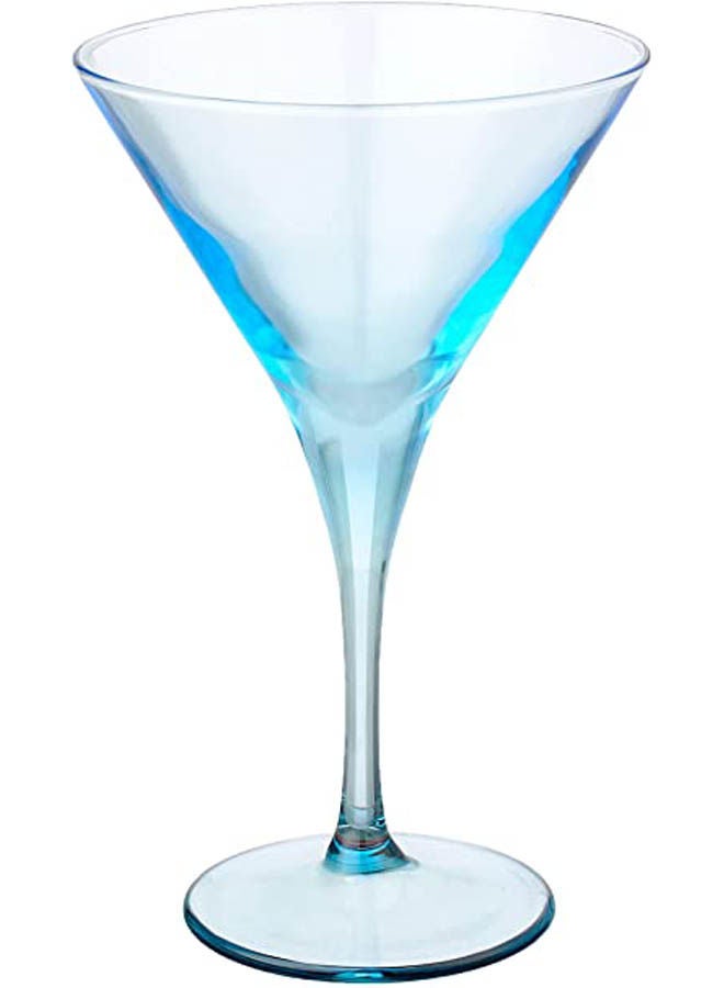 V-Line Martini 250Cc 8 1-2 Us Oz/17.65cm 6 Pcs Gb Turquoise