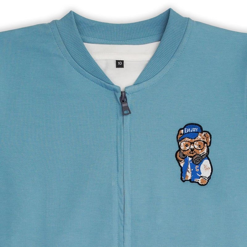 CAVIO Kids Boys Full Sleeve Casual Zipper Jacket With T-Shirt - Image 4