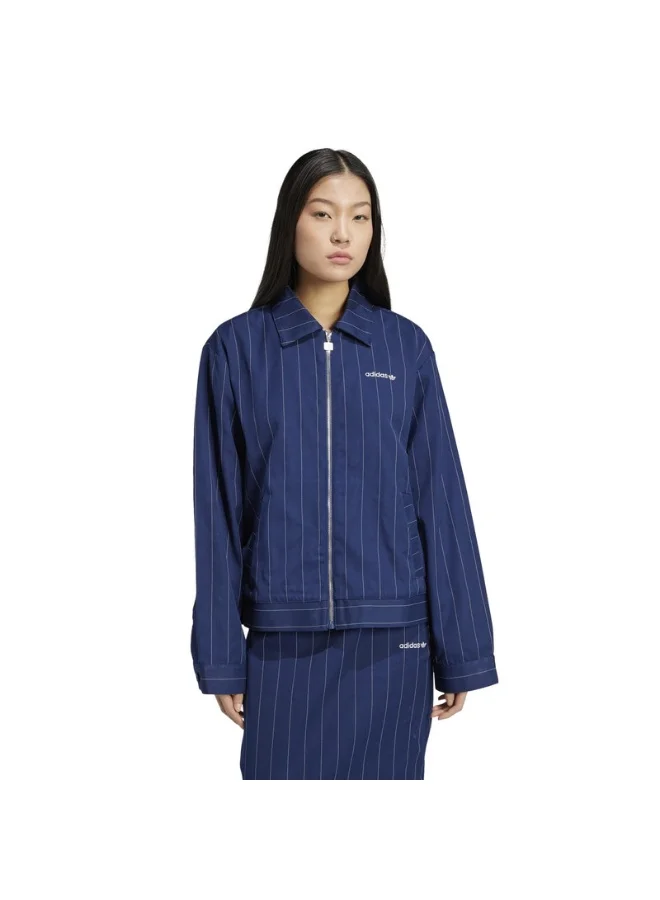 Adidas PINSTRIPE H JKT Blue Originals Women JACKETS