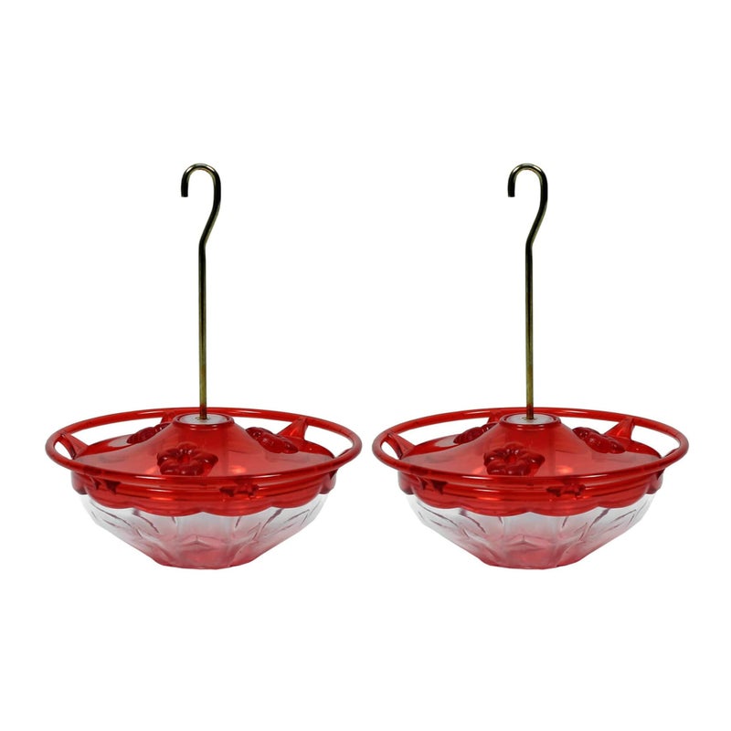 Aspects Mini HummBlossom Hummingbird Feeder 4 oz Rose 2Pack