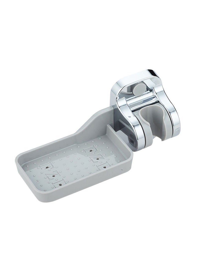 Shower Head Holder Silver 16.5cm  - Image 1