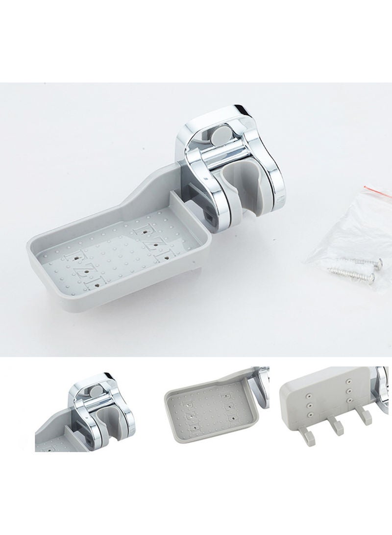 Shower Head Holder Silver 16.5cm  - Image 3