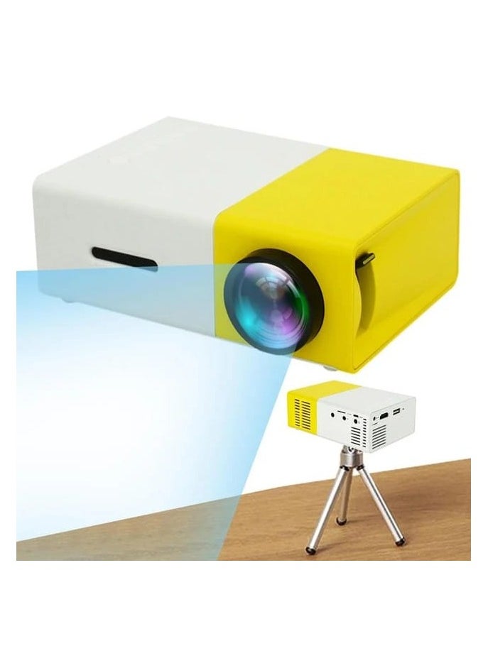 Generic - Mini Projector, YG300 Portable Pico Full Color LED LCD Video Projector for Children Present, Video TV Movie, Party Game, Outdoor Entertainment with HDMI USB AV Interfaces and Remote Control - Image 1