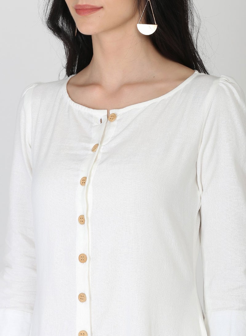 Abhishti Ruffled Button-Down Dress  - Image 3