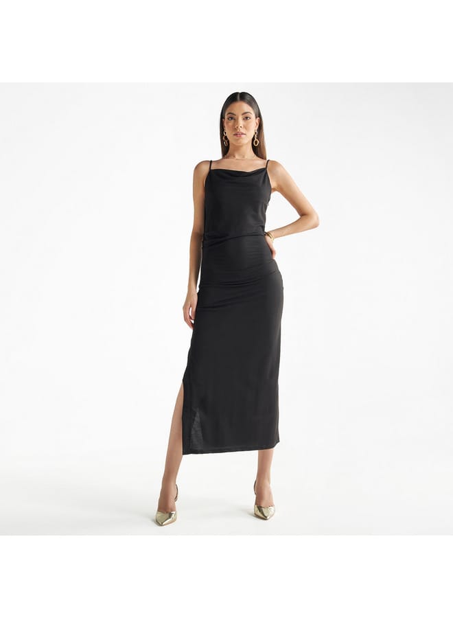 Splash FAV Slinky Cowl Neck Dress  - Image 1