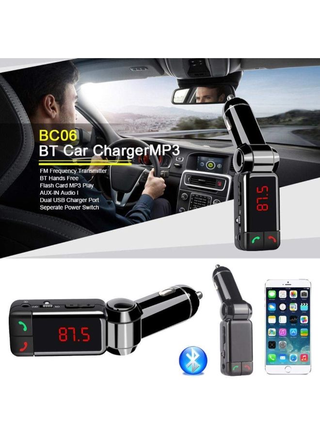 NIBEMINENT Wireless Bluetooth Car Charger Black - Image 5