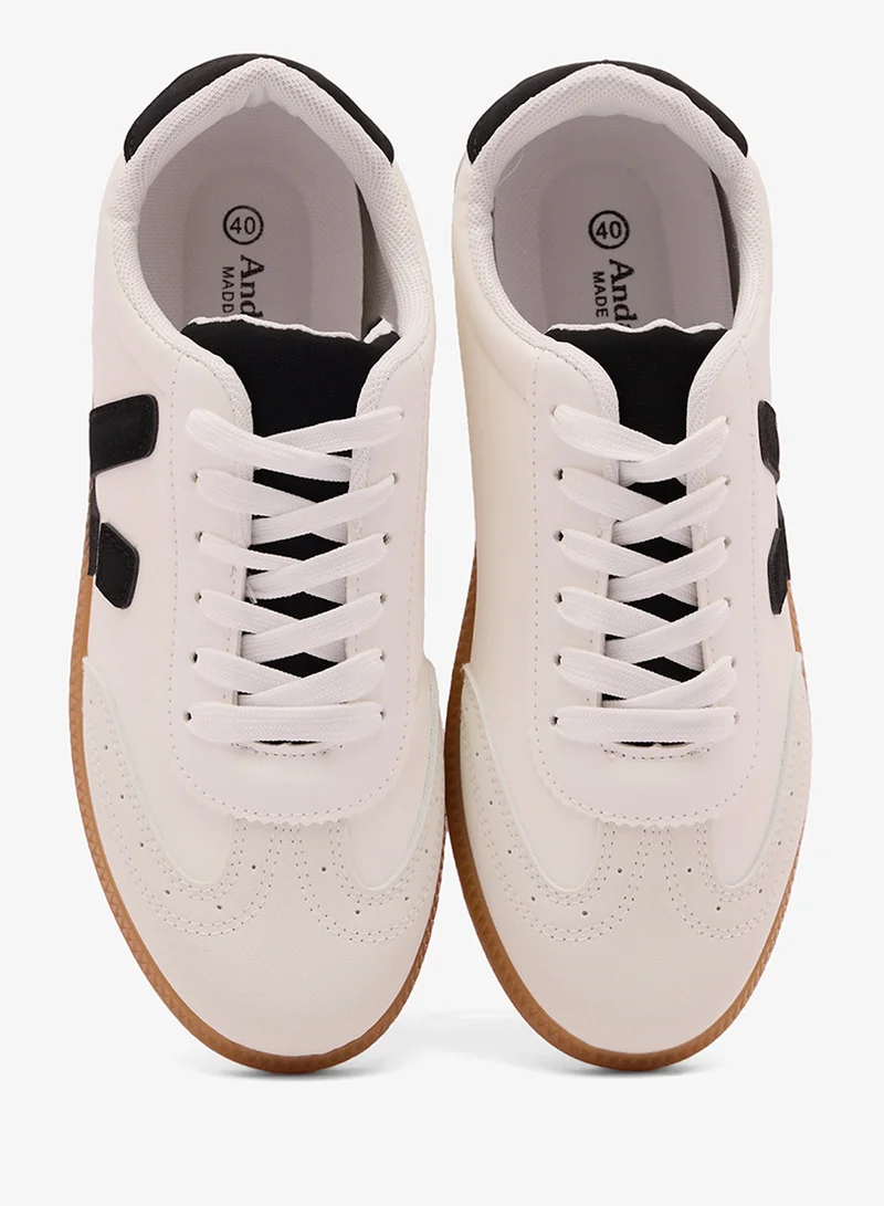 Andarina Black Low Top Lifestyle Sneakers for Women | Best Price UAE