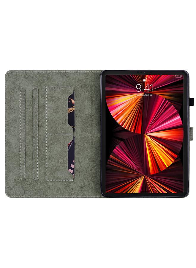 Zaboon Case For iPad Pro 12.9 2022 / 2021 / 2020 Tiger Pattern PU Tablet Case with Sleep / Wake-up Function - Image 5