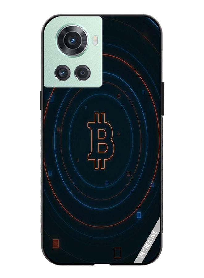 VR CREATIVE Protective Case Cover For OnePlus 10R Cryptocurrency Design Multicolour - Image 1