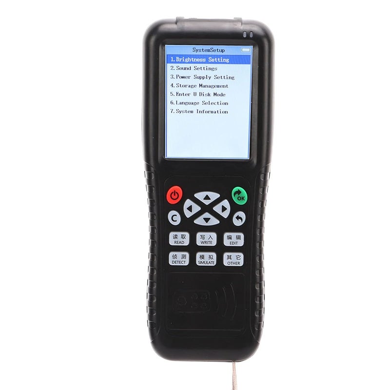 كلاراكو ناسخ بطاقات الهوية الذكية IC المحمول، بتردد 125-500 كيلوهرتز، يدعم تقنية NFC المشفرة، قارئ/كاتب/مكرر بطاقات RFID الذكية، مناسب لأنظمة التحكم في الوصول إلى الأبواب. - Image 1