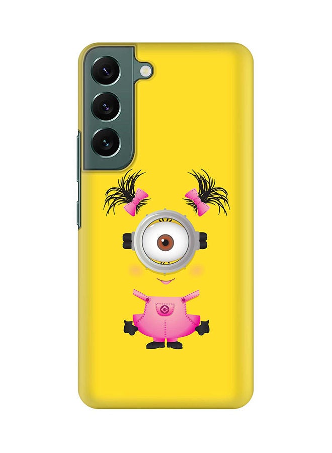 Stylizedd Case for Samsung Galaxy S22+ 5G Slim Snap Classic Series Shield Matte Finish Print - Girly Minion 1 - Image 1