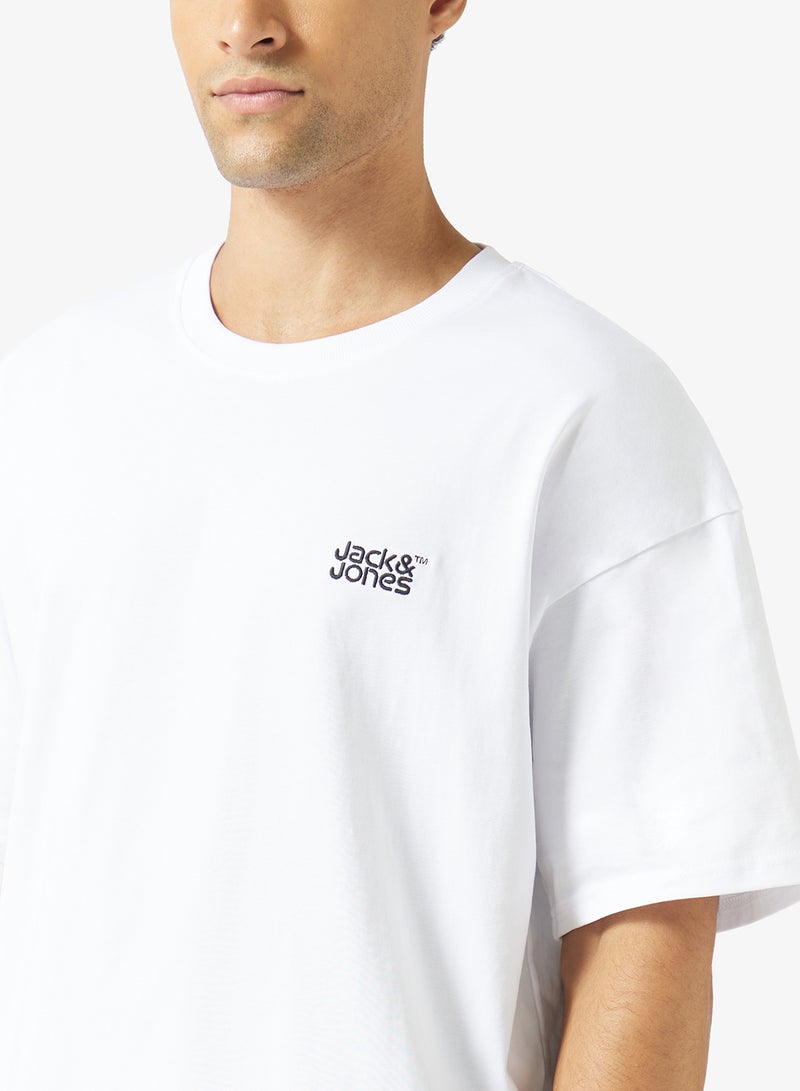 JACK & JONES Casual Crew Neck Regular Fit T-Shirt - Image 3