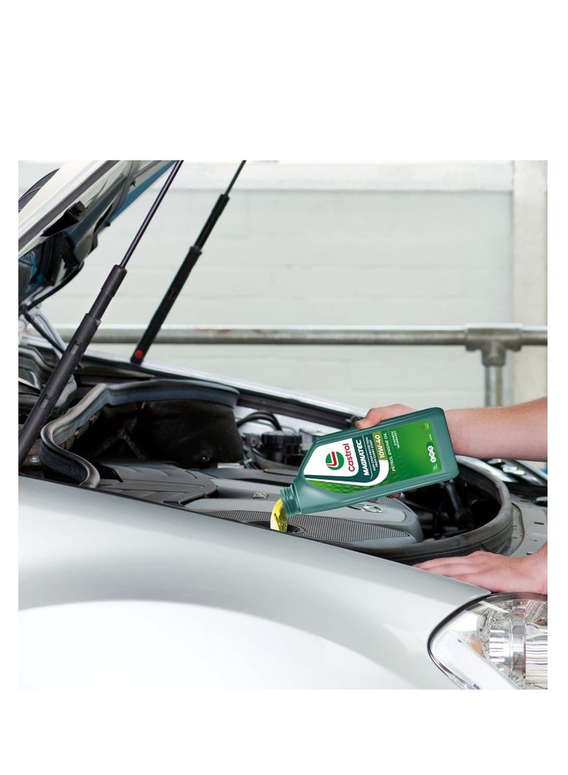 كاسترول زيت محرك كاسترول ماجناتيك 10W-40 – حماية فورية من أول تشغيل / ( 6 عبوات * ١لتر ) - Image 4