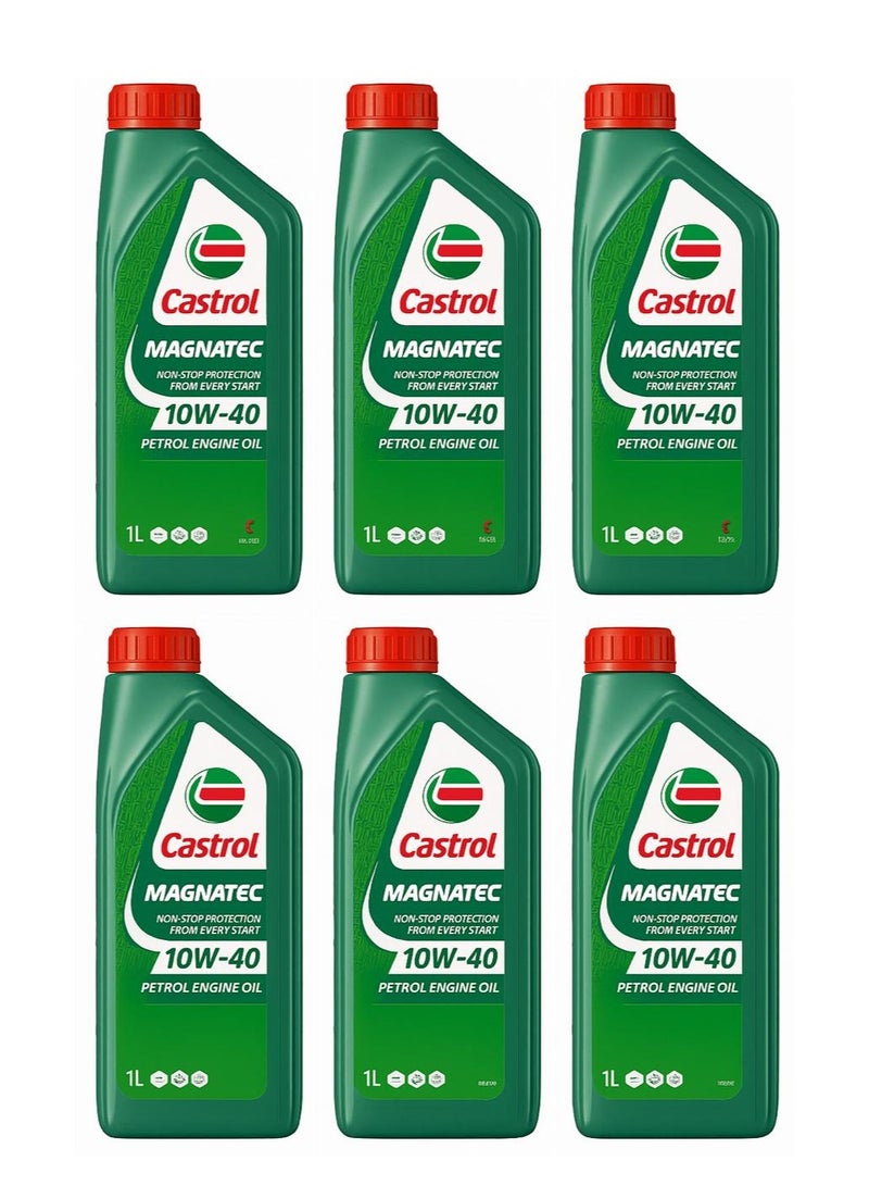 كاسترول زيت محرك كاسترول ماجناتيك 10W-40 – حماية فورية من أول تشغيل / ( 6 عبوات * ١لتر ) - Image 1