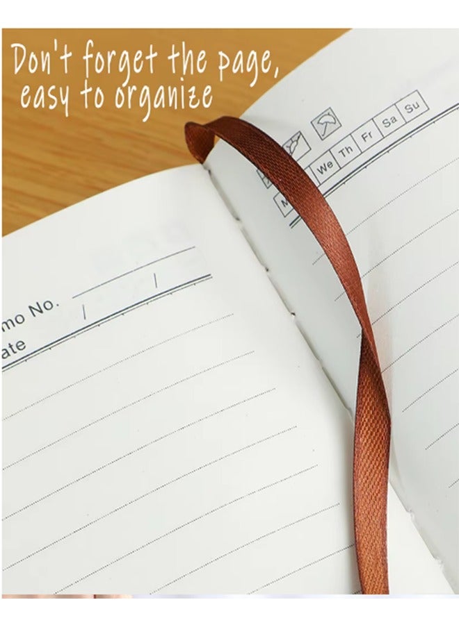 Generic Vintage A5 leather notebook with personalized soft cover - perfect for business meetings and college life  - Image 5