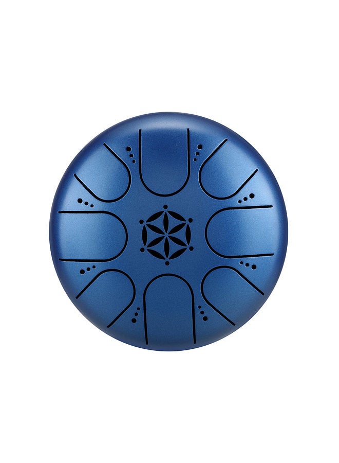 Generic 5 Inch Steel Tongue Drum 8 Notes Handpan Drum with Drum Mallet Finger Picks Percussion for Meditation Yoga - Image 1