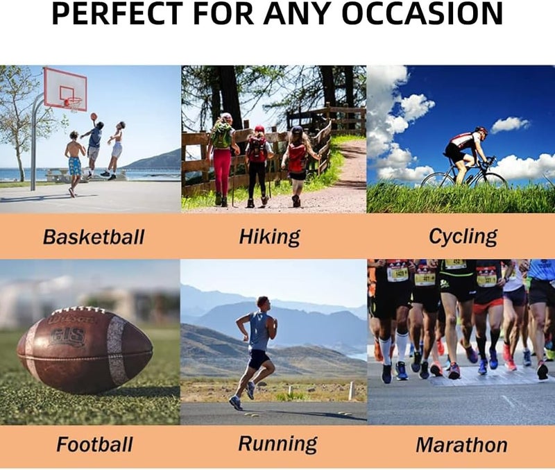 HASTHIP Men s Socks,100% Cotton Athletic Comfort Socks, Keep Warm Breathable Non-slip Sweat-Absorptive Odor-Resistant Socks For Sports, Hiking, Running (3Pairs) - Image 5