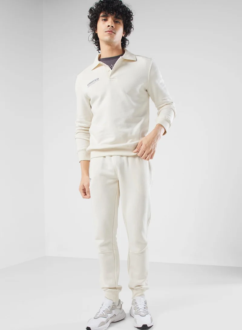 umbro Undyed Collared Sweatshirt